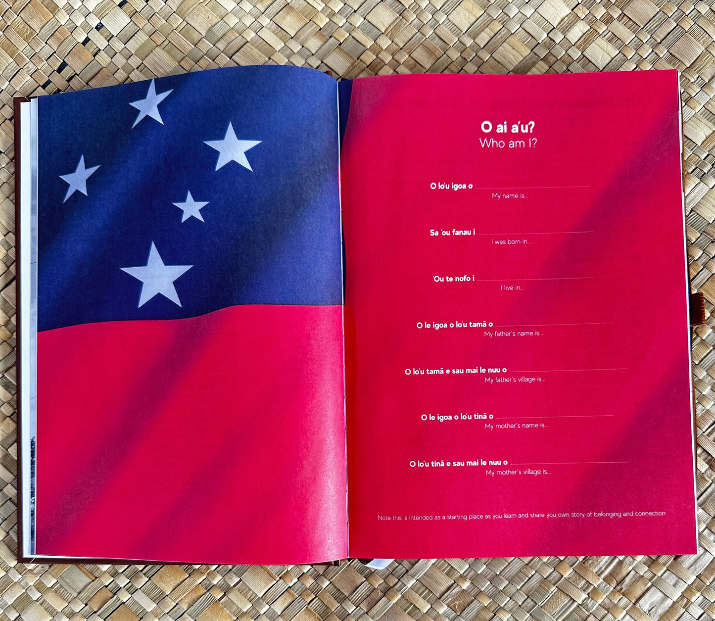 Fuafuaga 27 'Dated' bilingual Samoan Diary