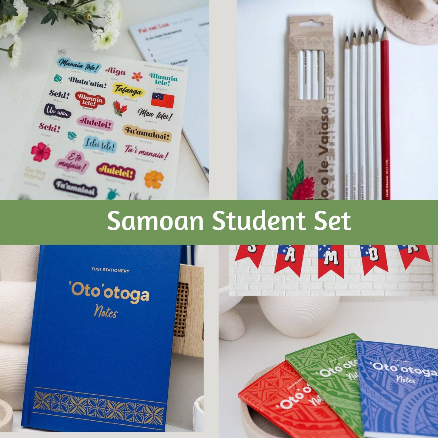 Samoan student set - Tuhi Stationery Ltd