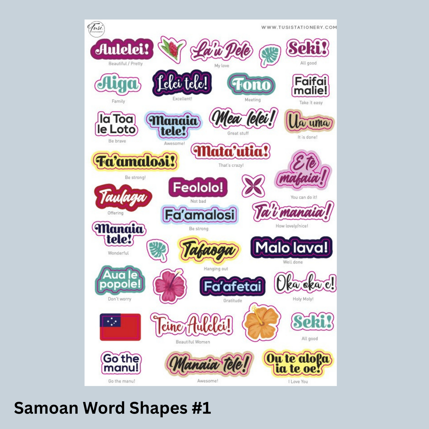 Stickers: Set of 4 sheets