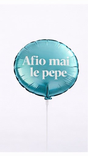 Samoan Celebration Foil Balloon – “Afio mai le pepe” (10 inch)