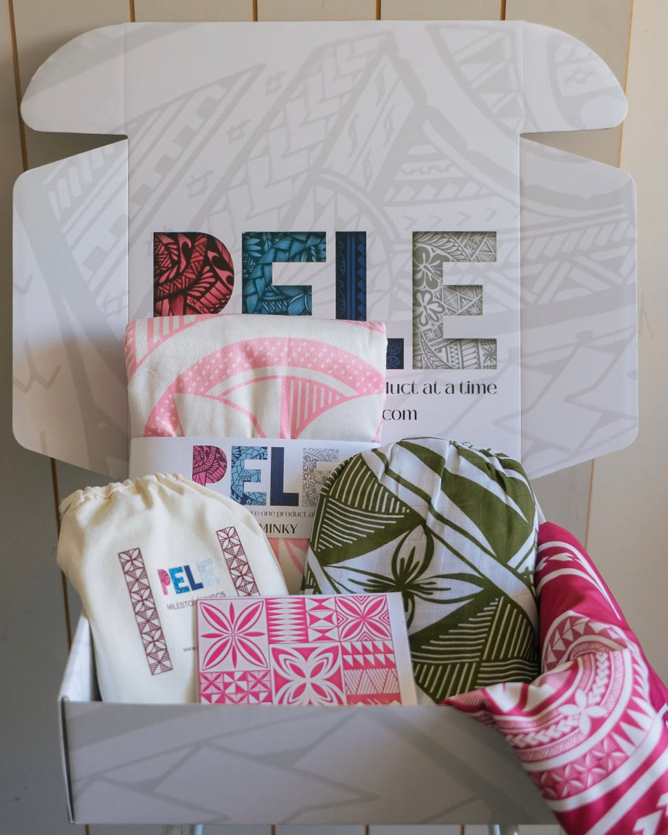 Island Bloom Baby Gift Box – Pink Edition