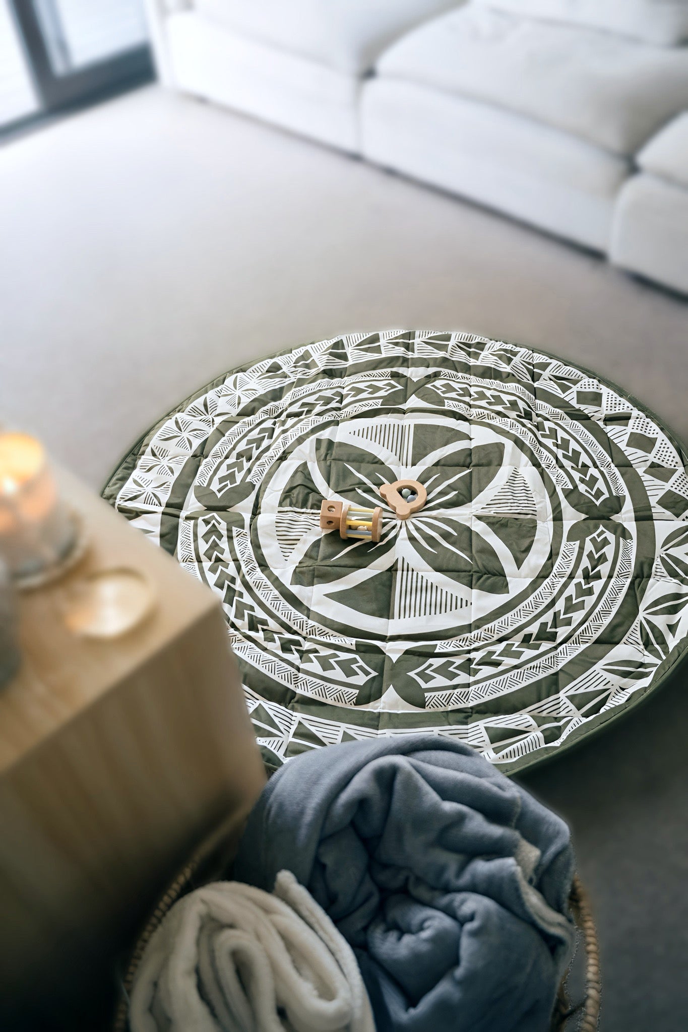 Sainty Green Playmat