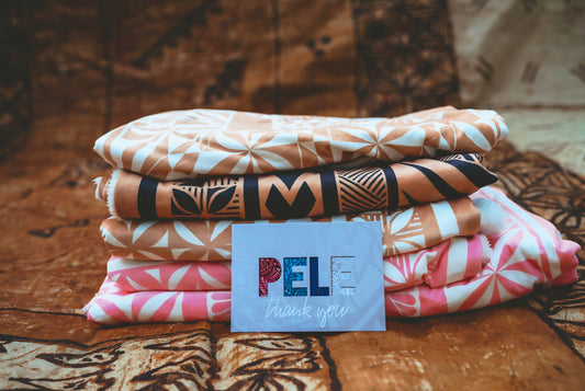 Polynesian designed baby blankets