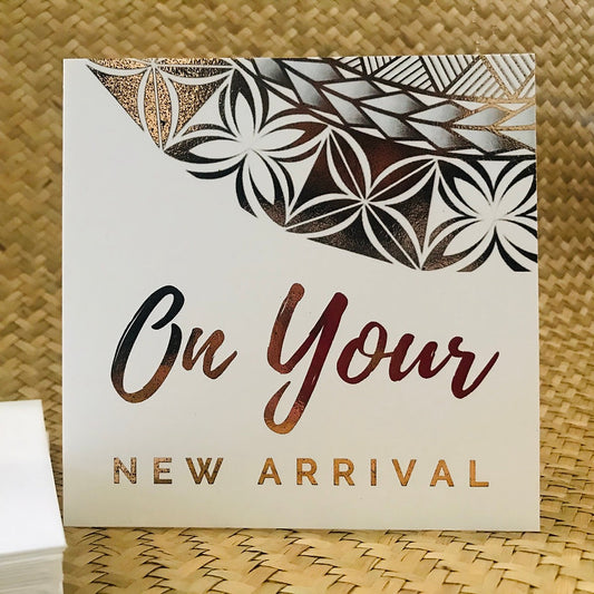 On Your New Arrival - Premium greeting card