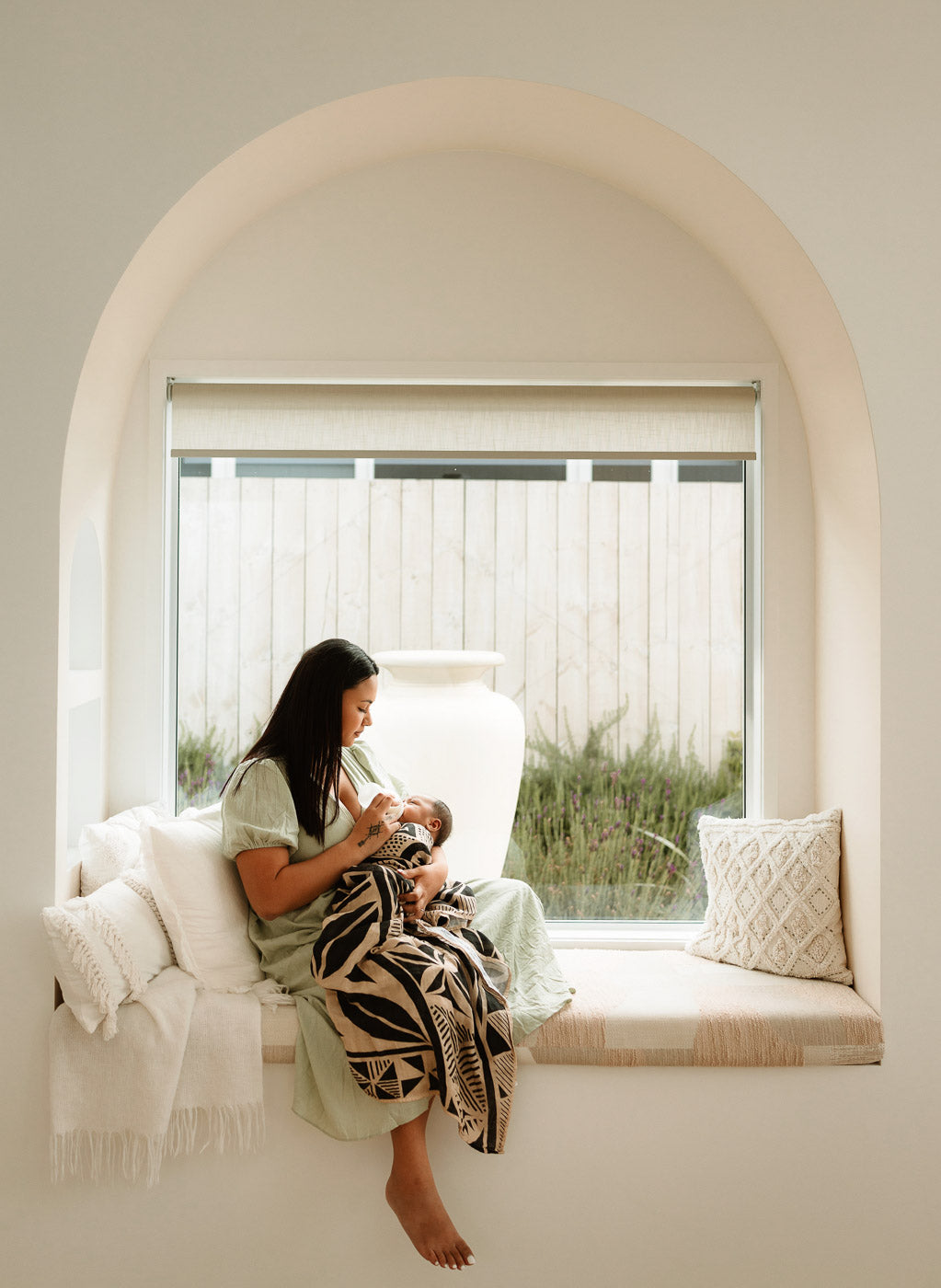 Organic Muslin wrap in Koko