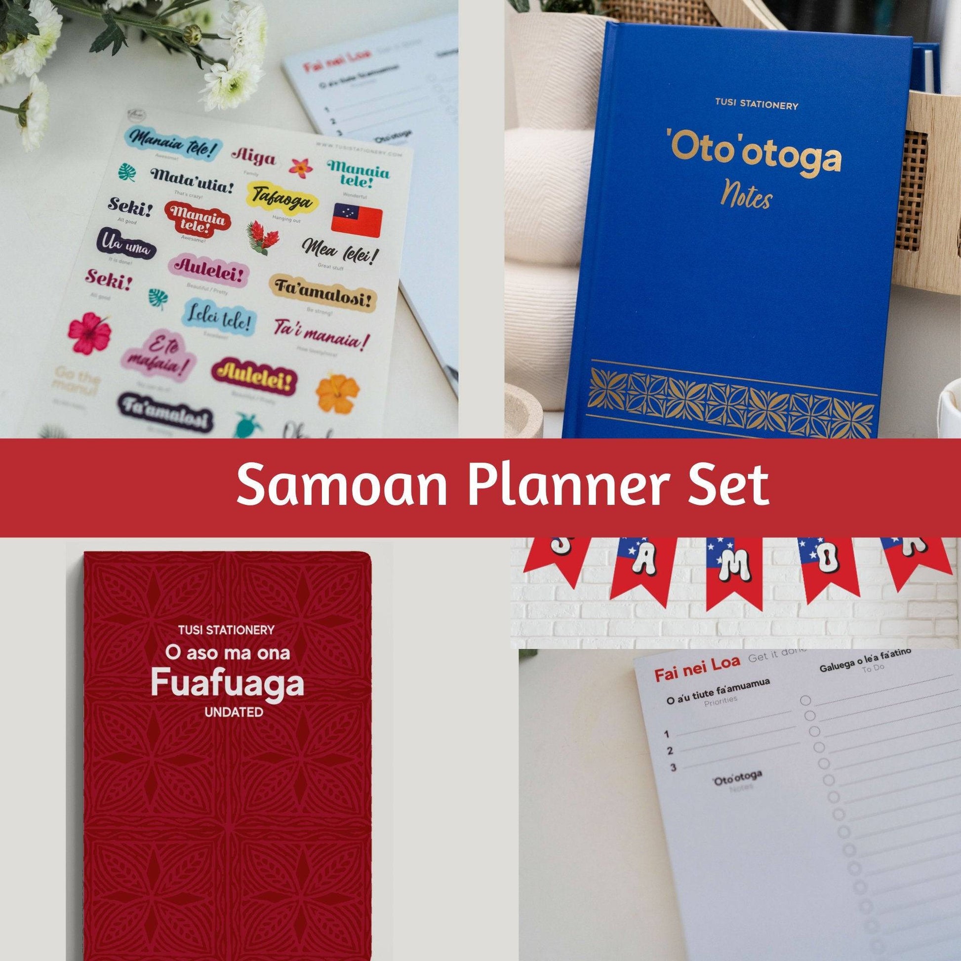 Samoan Planner Set - Tuhi Stationery Ltd